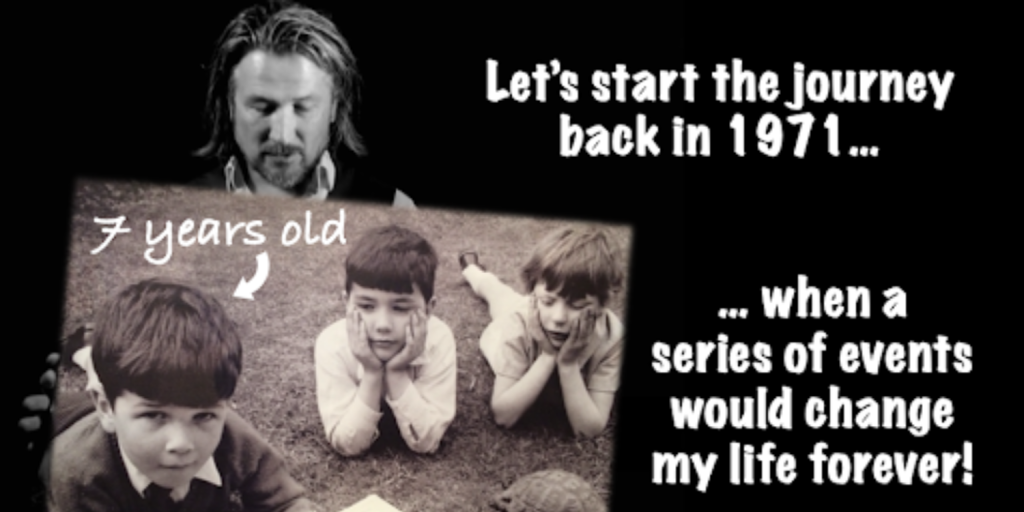 David Lawrence Jones reflecting on his childhood journey as a reluctant seven-year-old reader