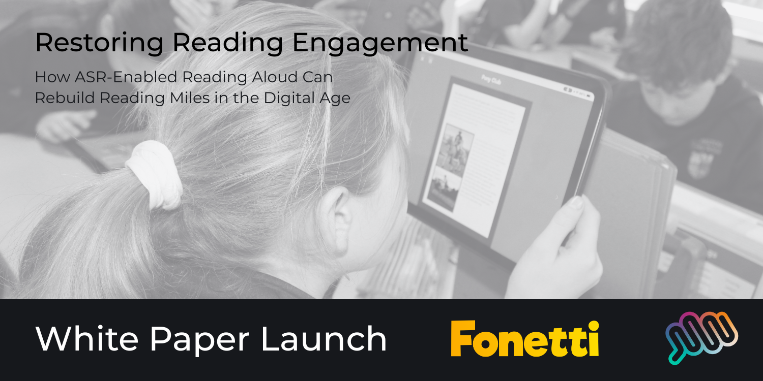 Children Aren’t Failing to Learn to Read – They’re Stopping Reading, New Whitepaper Reveals
